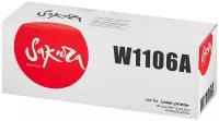Картридж W1106A (106A) для HP, лазерный, черный, 1000 страниц, Sakura