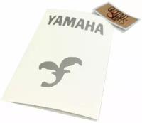Наклейка на гитару "Цветок YAMAHA 4"