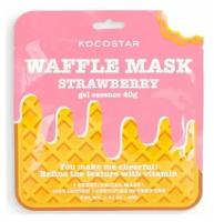 KOCOSTAR Вафельная маска для лица тонизирующая Клубничный фреш, 40 гр Kocostar Waffle Mask Strawberry