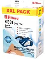 Пылесборник Filtero SIE 01 XXL PACK, экстра синтетические (8 шт.) + фильтр, для пылесосов Bosch, Siemens