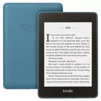 Комплект: Amazon Kindle Paperwhite 2018 8GB SO (синяя) + черная обложка + защитная пленка