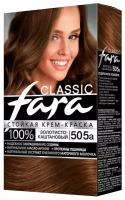 Fara Classic Стойкая крем-краска для волос, 505a, золотисто-каштановый