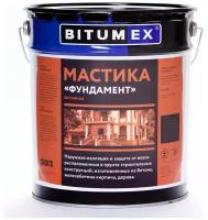 Мастика BITUMEX битумная Фундамент 18кг
