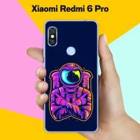 Силиконовый чехол на Xiaomi Redmi 6 Pro Астронавт 11 / для Сяоми Редми 6 Про