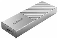 Корпус для SSD M.2 NVMe, USB3.2 Gen2x2 Type-C, 20 Гбит/с, Orico M207C3-G4, серебристый (ORICO-M207C3-G4-SV-BP)
