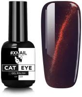 Гель лак XNAIL PROFESSIONAL Cat Eye кошачий глаз, магнитный, камуфлирующий, для дизайна ногтей, 10 мл, № 8