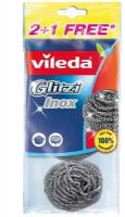 Губка Vileda Inox, металл, 3 шт