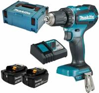 Аккумуляторная дрель-шуруповерт Makita DDF485RFJ