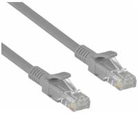 Патч-корд ExeGate UTP-RJ45-RJ45-5e-2M-LSZH-GY, cat.5e, 2м,сер