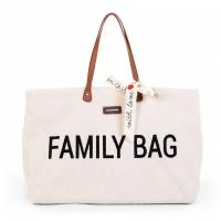 Сумка для мамы CHILDHOME FAMILY BAG, сумка для прогулок с ребенком, городская, для путешествий, подходит для ручной клади, бежевый