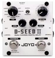 JOYO D-SEED II Dual Channel Digital Delay Второе поколение двухканального стерео дилея