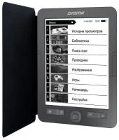 Электронная книга Digma, книжка электронная, 1500 mAh, с чехлом в комплекте, 6"