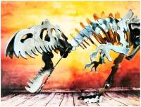Фигура динозавтра металлическая "Тиранозавр REX"