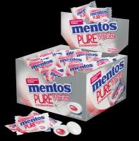 Жевательная резинка Mentos Pure White вкус Клубника, моно 100 шт