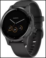 Умные часы Garmin Vivoactive 4s GPS, серый/черный