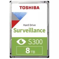 Toshiba 8TB Toshiba Surveillance S300 (HDWT380UZSVA) {SATA 6.0Gb/s, 7200 rpm, 256Mb buffer, 3.5" для видеонаблюдения}