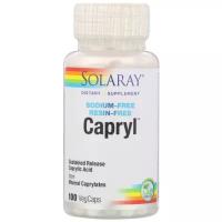 Solaray - Capryl (100 капсул) - каприловая кислота для поддержки иммунитета и здоровой микрофлоры кишечника