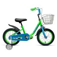 Велосипед FORWARD BARRIO 16 (16" 1 ск.) 2020-2021, зеленый, 1BKW1K1C1011