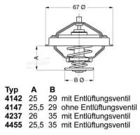 WAHLER 445580D термостат