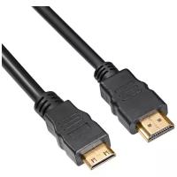 Кабель аудио-видео Buro mini-HDMI (m)/HDMI (m) 5м. черный (BHP-MINHDMI-5)