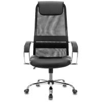 Компьютерное кресло Бюрократ CH-608SL для руководителя, обивка: сетка/искусственная кожа, цвет: черный