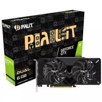 Видеокарта 6 Gb Palit GeForce GTX 1660 Ti Dual (NE6166T018J9-1160L) RTL