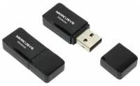 Mercusys MW300UM Беспроводной сетевой мини USB-адаптер, скорость до 300 Мбит/с