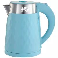 Чайник Homestar HS-1021 (1,7 л) голубой, двойной корпус (102761)