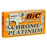 Лезвия BiC PLATINUM chrome на карте, 5 шт