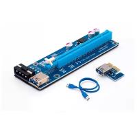 Аксессуар Райзер KS-is PCIe 1x - 16x с питанием Molex KS-346