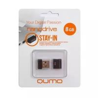 Флеш-диск QUMO 8GB Nano Black