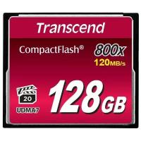 Носители информации Transcend Карта памяти Transcend CompactFlash 800x (TS128GCF800)