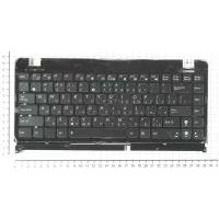Клавиатура для ноутбука Asus EEE PC 1215 черная с частью топкейса