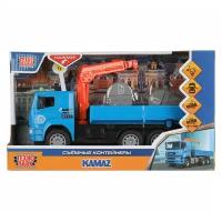 Модель KAMCRN-28PLCN-BU KAMAZ манипулятор 28 см Технопарк в коробке