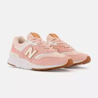 Кроссовки New Balance 997H, размер 8.5, белый, розовый