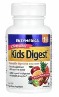 Enzymedica, Пищеварение детей, Kids Digest, жевательные пищеварительные ферменты, 60 жевательных таблеток