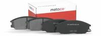 Колодки тормозные передние к-кт Metaco 3000-618