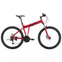 Велосипед Stark Cobra 26.2 D (2021) 18" красный/серый