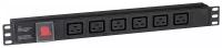 Блок розеток Exegate ServerPro PDU-19H012 6шт, 1U, 19"