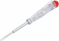 Отвертка индикаторная, белая ручка 100 - 500 В, 140 мм 56503