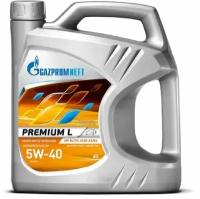 Моторное масло Gazpromneft Premium L 5W-40 4л