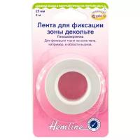 Лента для фиксации зоны декольте 3 м* белый HEMLINE 783