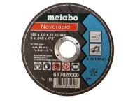 Диск Metabo Novorapid 125x1.0 A46T Inox Отрезной для стали 617020000