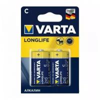 Батарейка C щелочная VARTA LONGLIFE 4114-2 1.5V 2 шт