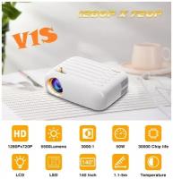 Мини-проектор XPX V1S, 5500 лм, портативный проектор для домашнего кинотеатра, светодиодный видеопроектор с поддержкой 1080P Smart TV