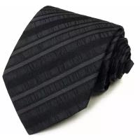 Графитовый галстук с черным оттенком Roberto Cavalli 824340