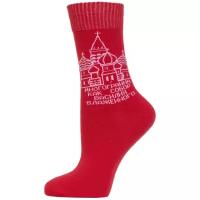 Женские носки MoscowSocksClub №Ж03 красные