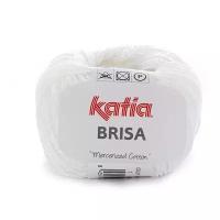 Пряжа Brisa Katia (Бриса), цвет 01 белый, 50гр/125м, 60% хлопок, 40% вискоза, 1 моток