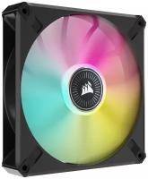 Вентилятор для корпуса Corsair ML140 RGB ELITE CO-9050114-WW 140 мм, 400-1600 об/мин, 15-82.9 CFM, 10-31.8 дБ, 4-pin PWM, разноцветная подсветка