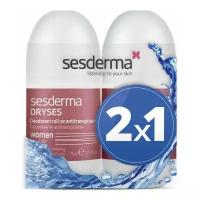 Sesderma Дезодорант-антиперспирант для женщин DRYSES против чрезмерного потоотделения, 75 мл + 75 мл